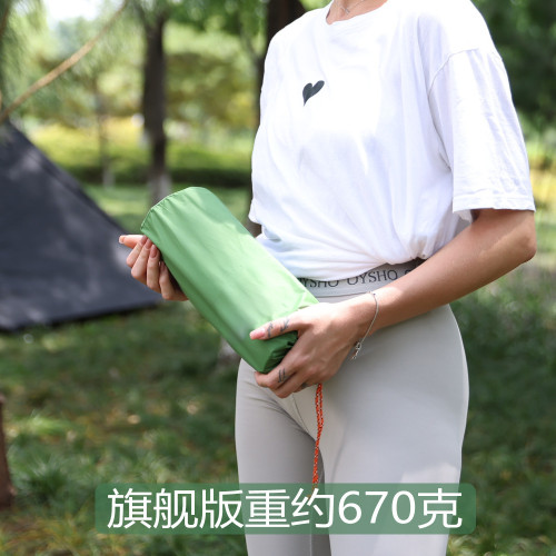 出口歐美戶外露營睡墊輕型可攜式防潮充氣床墊內置氣泵拼接雙人
