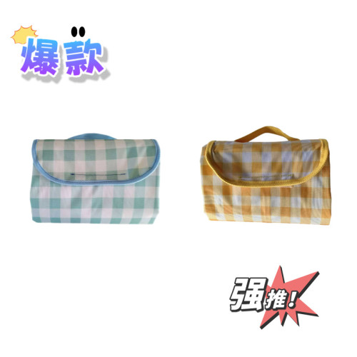 牛津布加厚耐用可折疊收納野餐墊擺攤墊春遊沙灘墊曬背墊防水防潮
