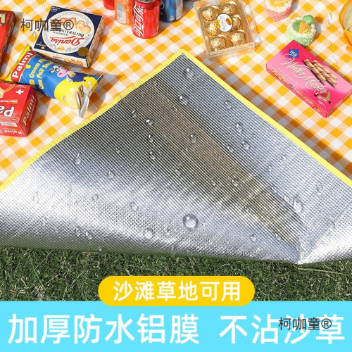 加厚彩膜野外露營防潮墊野餐墊草坪宿捨防潮墊帳篷墊戶外 麥太保