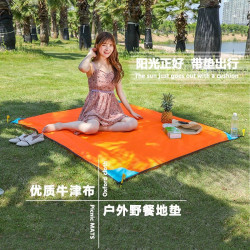 戶外牛津布野餐墊風兒童郊遊日式公園可攜式墊子坪沙灘墊廠