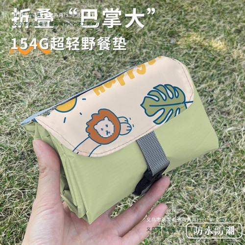 新款戶外迷你野餐墊防潮墊小巧可攜式春遊野餐草坪沙灘坐墊露營地墊