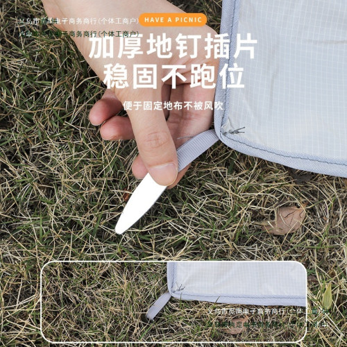新款戶外迷你野餐墊防潮墊小巧可攜式春遊野餐草坪沙灘坐墊露營地墊