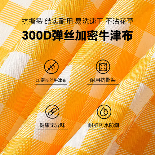 600D牛津布野餐墊戶外加厚防潮墊折疊可攜式露營帳篷墊防水