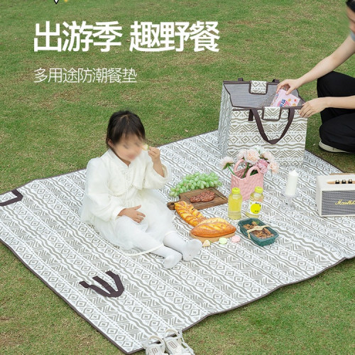 野餐墊防潮墊加厚戶外野炊野營帳篷地墊坐墊防水草坪墊子可攜式露營