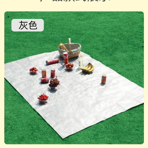 戶外野餐墊加厚防水露營PE雙面覆膜家用防潮沙灘墊可攜式可折疊