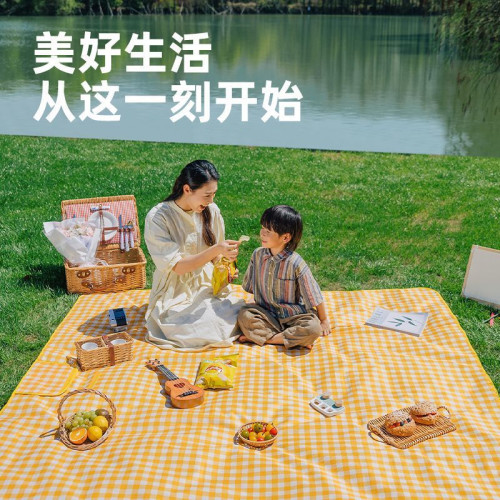 野餐墊防水加厚可攜式戶外旅遊露營野餐地墊草坪春遊防潮沙灘墊子