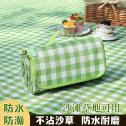 全新野餐墊戶外防潮墊加厚防水布春遊野炊帳篷墊沙灘郊遊露營墊子