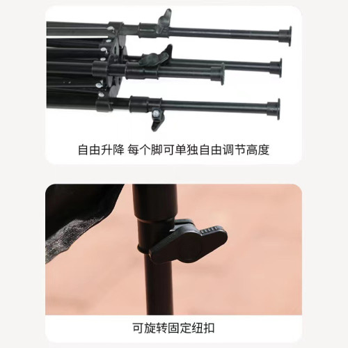 戶外折疊桌子蛋卷桌可攜式露營野餐木紋桌擺攤折疊桌可調節升降桌