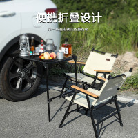 【爆】戶外露營桌可攜式輪胎折疊帶升降置物架輪胎餐桌