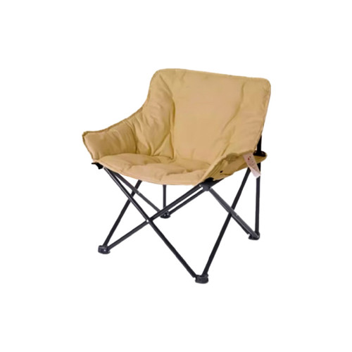 寫生戶外車用加厚可攜式低靠背月亮椅加棉折疊椅子露營家用凳釣魚椅