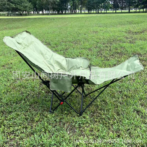 戶外折疊椅子辦公室午休折疊躺椅加棉可調節露營椅可坐可躺躺椅