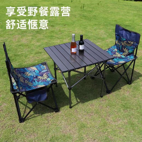 F5G套裝遊露營蛋卷桌旅行燒烤網紅套裝戶外折疊椅子戶外折疊