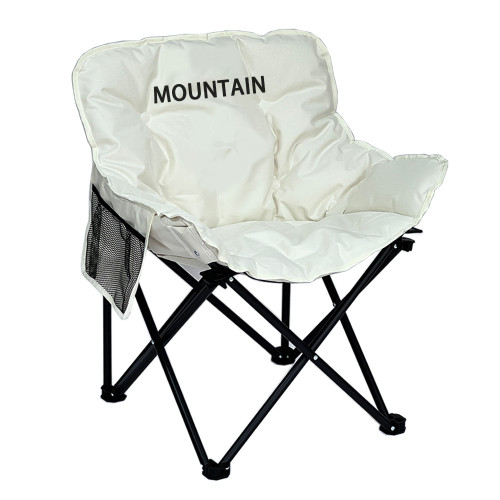 野營折疊椅套裝月亮椅加厚高靠背可攜式懶人沙發椅鋁合金椅躺戶外