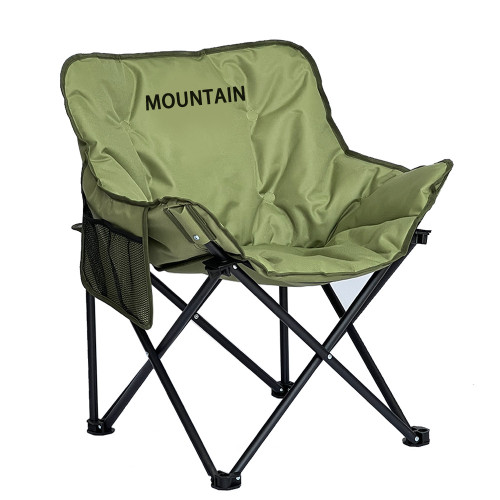 野營折疊椅套裝月亮椅加厚高靠背可攜式懶人沙發椅鋁合金椅躺戶外