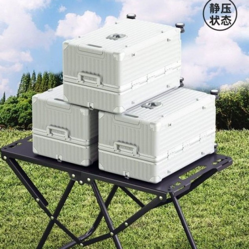 戶外折疊戰術桌碳鋼輕量化露營野餐折疊桌子可攜式野炊多用茶桌
