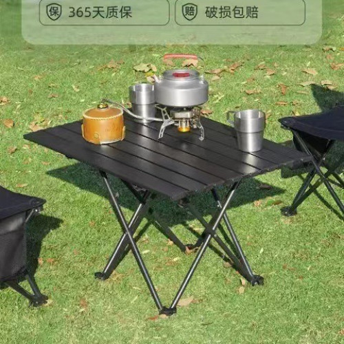 嚴選戶外折疊蛋卷桌露營野餐桌可攜式裝備用品輕量化合金小桌子