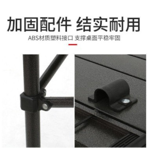 遊裡戶外時尚耐用可折疊碳鋼野餐桌蛋卷桌露營桌擺攤家庭用折疊桌