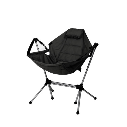 戶外折疊鋁合金搖搖椅露營休閒午休椅可攜式成人秋千椅釣魚靠背椅