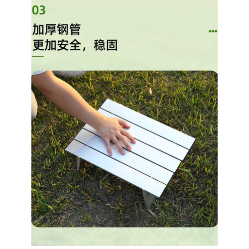 戶外徒步迷你超輕鋁合金折疊小桌子露營桌迷你桌