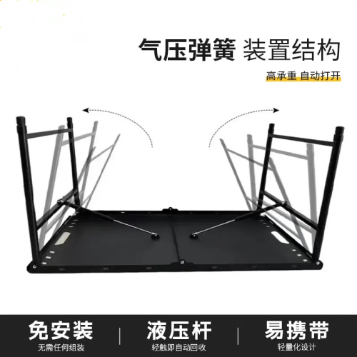 可升降戶外折疊液壓戰術桌暗影折疊桌露營折疊桌椅組合輕量化便捷