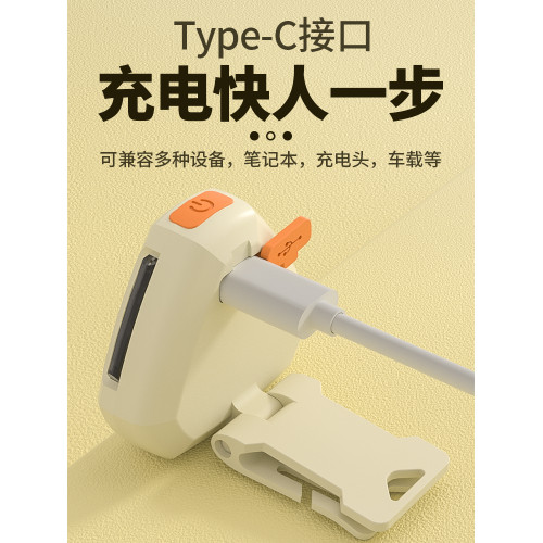 多功能跑步燈夜跑頭燈充電強光戶外迷你可攜式衣夾燈超亮頭戴式照明