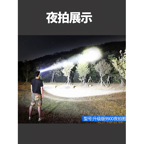 頭燈強光充電超亮頭戴式2025新款超長續航戶外夜釣魚專用led礦燈