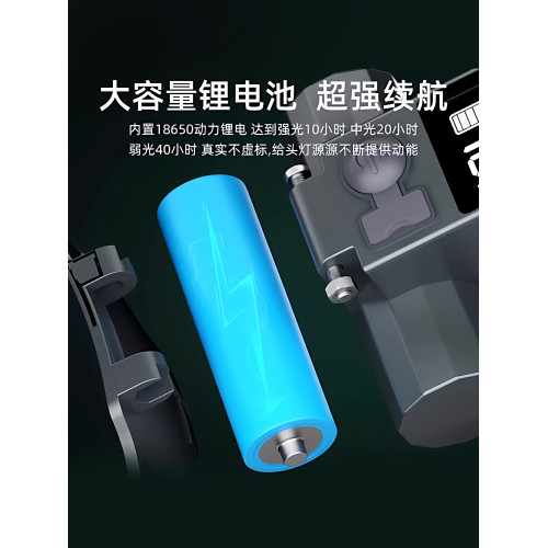 頭燈強光充電超亮頭戴式2025新款超長續航戶外夜釣魚專用led礦燈