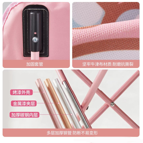戶外折疊椅可攜式釣魚沙灘椅家用小型月亮椅春遊露營椅子休閒躺椅