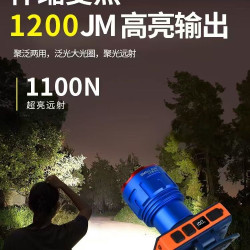 小太陽H192頭燈變焦工地戶外超亮頭戴式礦燈鋰電釣魚超長續航遠射