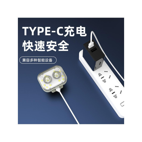 超輕量化頭燈強光超亮2025新款頭戴式帽夾式戶外登山釣魚超長續航