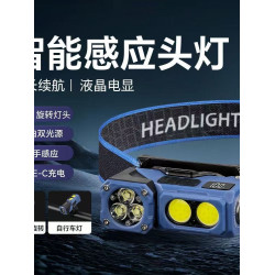 戶外感應頭燈釣魚專用充電頭戴式夜釣照明燈強光徒步登山超長續航