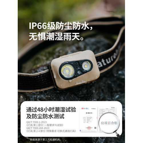 挪客頭燈戶外登山超長續航超輕強光充電鋰電頭戴式照明燈釣魚燈