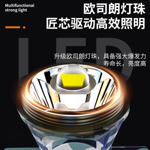 強光戶外頭戴式可充電鋰電頭燈LED超亮遠射800米夜釣小號防水礦燈