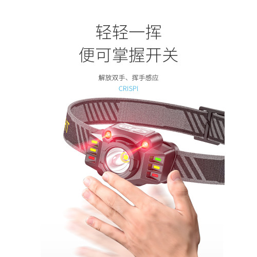 頭燈釣魚專用強光超亮充電頭戴式戶外夜感應輕便照明超長續航