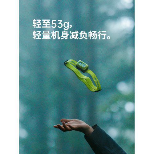 挪客戶外登山頭燈長續航超輕防水徒步露營頭戴式強光野外釣魚燈
