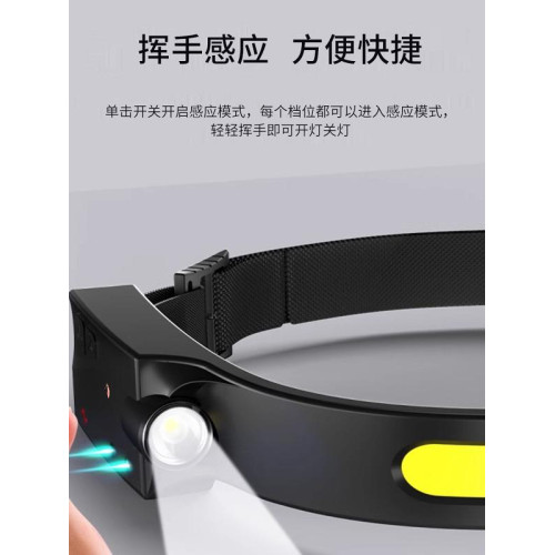 2026新款頭燈強光超亮充電戶外led頭戴超輕夜釣工作感應COB泛光燈 2026新款頭燈強光超亮充電戶外led頭戴超輕夜釣工作感應COB泛光燈