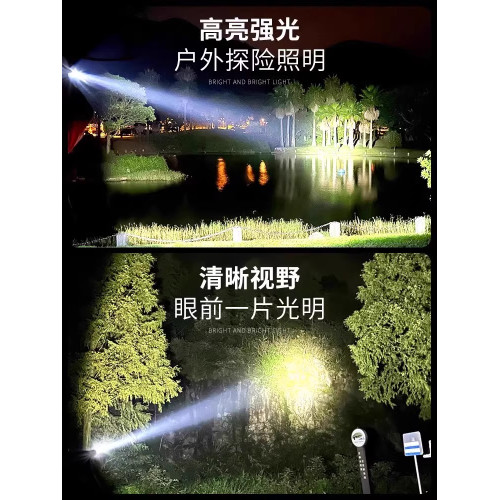 頭燈強光超亮超長續航釣魚專用超輕夜釣感應充電頭戴式電筒夜釣燈
