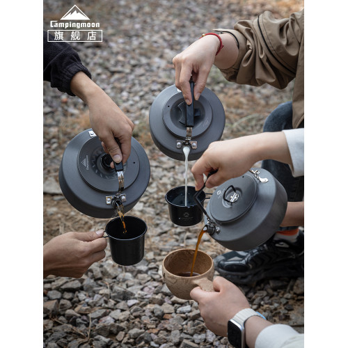 柯曼S800燒水茶壺輕量可攜式登山裝備2L家用熱奶沖咖啡開水壺新款