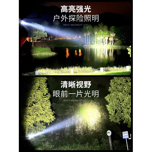 強光超亮頭燈長續航釣魚專用輕夜釣感應充電頭戴式led手電筒
