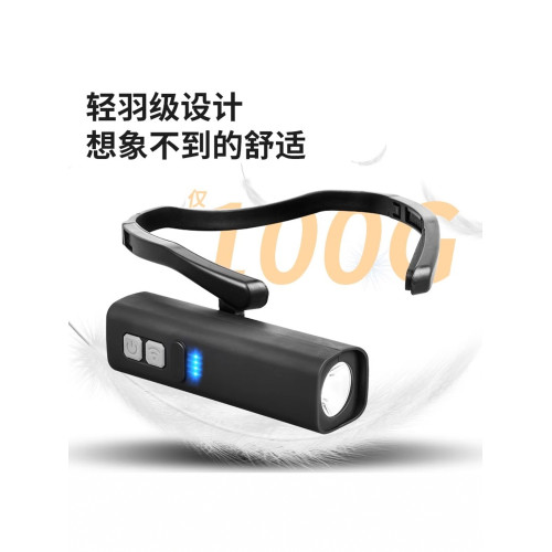 2026新款掛耳式頭燈強光超亮釣魚專用夜釣超長續航充電感應頭戴式