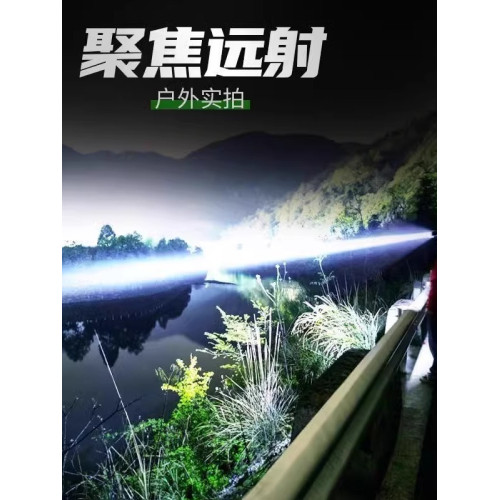 夜釣魚頭燈強光充電超亮頭戴式戶外超長續航手電筒礦燈輕感應專用