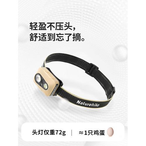 挪客頭燈戶外登山超長續航超輕強光充電鋰電頭戴式照明燈釣魚燈