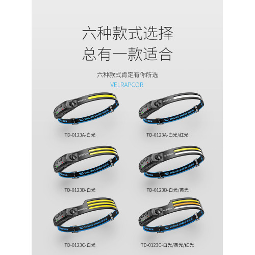 2026新款頭燈強光超亮充電戶外礦燈釣魚專用夜釣頭戴式手電筒感應