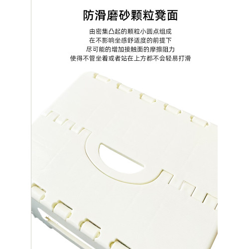 Lments戶外折疊凳可攜式小凳子釣魚旅行露營馬紥板凳塑膠折疊椅子
