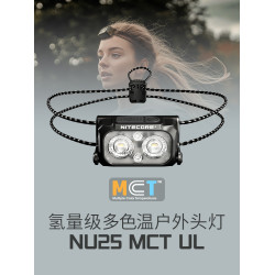 NITECORE奈特科爾NU25 MCT UL登山戶外越野跑徒步登山越野跑頭燈