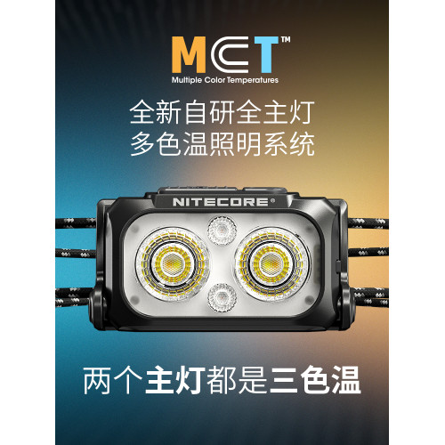 NITECORE奈特科爾NU25 MCT UL登山戶外越野跑徒步登山越野跑頭燈