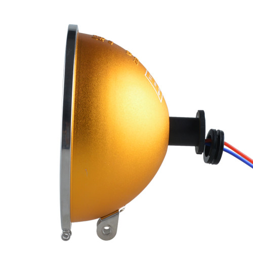 俱競陽土豪金15CM氙氣燈頭HID18公分H3頭燈帶HID燈泡探照燈