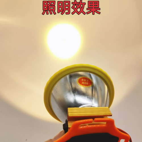 億爾登12伏頭燈LED80W散光頭燈大功率電瓶戶外頭燈白光黃光大光圈