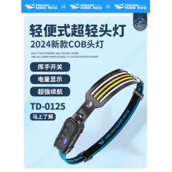 超輕可攜式強光頭燈充電超長續航戶外登山釣魚專用頭戴式感應夜釣