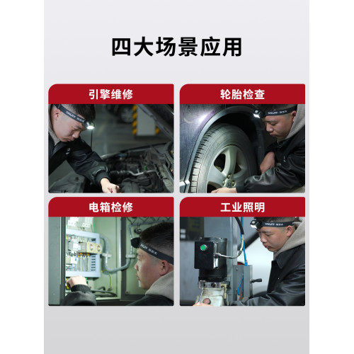斯奈夫強光頭燈釣魚夜釣充電超亮戶外感應頭戴式照明燈泛光遠射燈